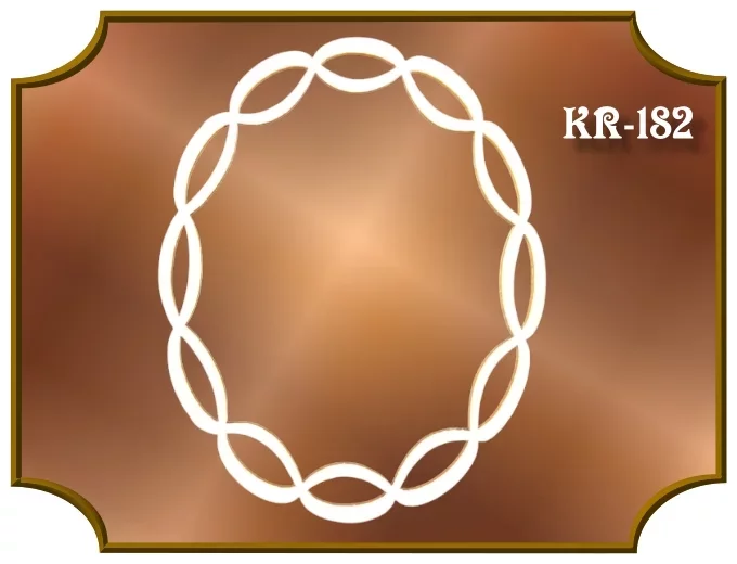 Klöppelrahmen Ovalrahmen Eiform