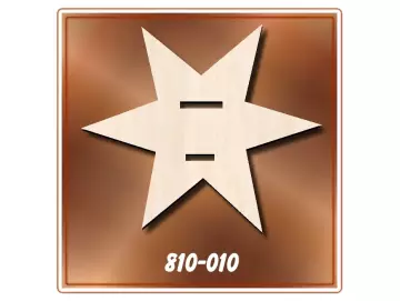 Bodenplatte Stern für Aufsteller