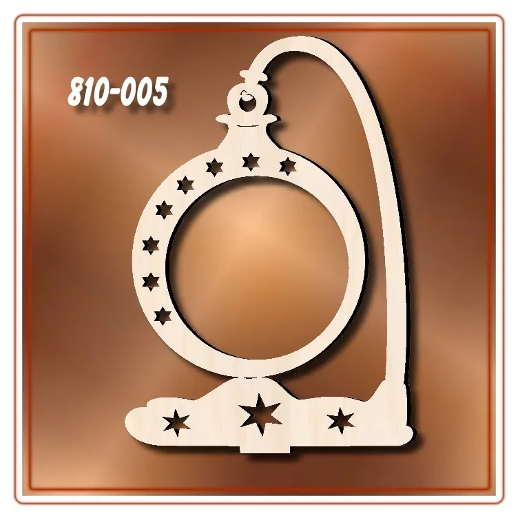 Klöppelrahmen Aufsteller Weihnachtskugel