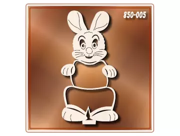 Klöppelrahmen Aufsteller Hasenmann