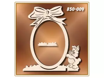 Klöppelrahmen Aufsteller Schleifenei mit Hase