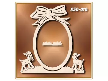 Klöppelrahmen Aufsteller Schleifenei mit Schäfchen