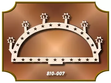 Klöppelrahmen Aufsteller Mini-Schwibbogen