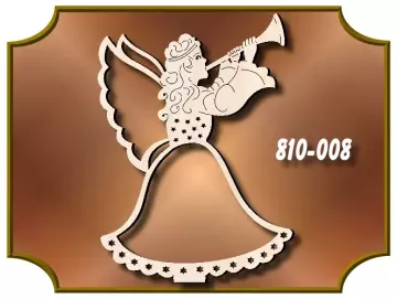 Klöppelrahmen Aufsteller Trompetenengel