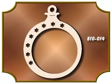 Klöppelrahmen Baumbehang Kugel