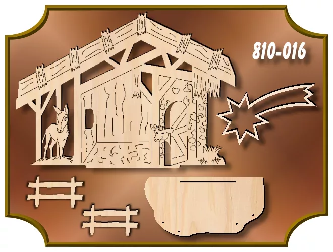 Klöppelrahmen Krippenstall