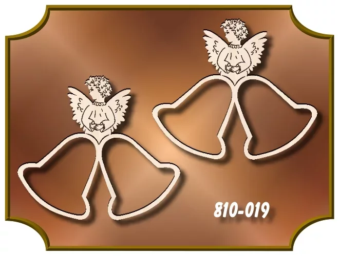 Klöppelrahmen Baumbehang Engel-Glocken