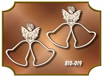 Klöppelrahmen Baumbehang Engel-Glocken