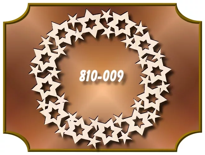 Klöppelrahmen Fensterbild Sternenring