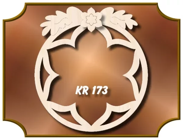 Klöppelrahmen Große Weihnachtskugel