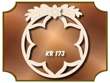 Klöppelrahmen Große Weihnachtskugel