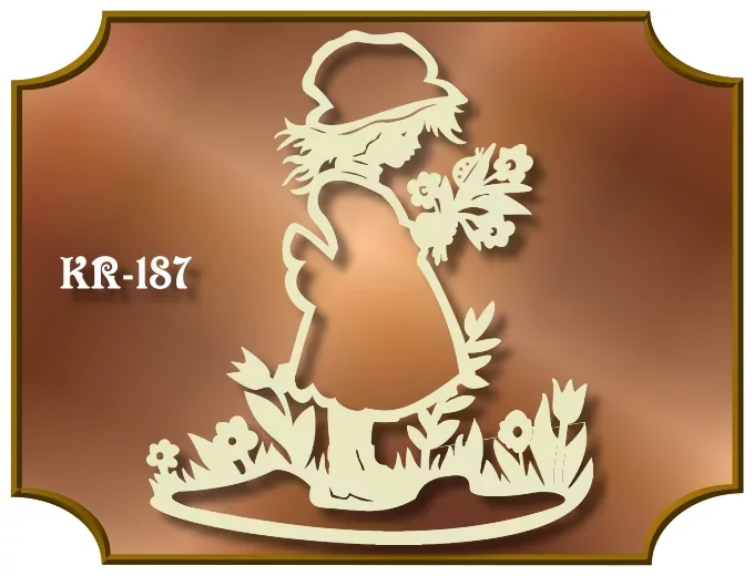 Klöppelrahmen Ovalrahmen mit Blüten