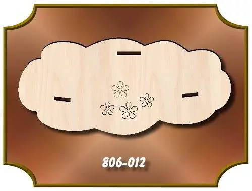 Bodenplatte mit Blüten