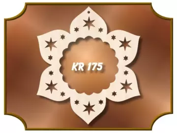 Klöppelrahmen Sternblüte mit Wellenrand