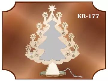 Klöppelrahmen großer Weihnachtsbaum mit Beleuchtung