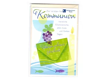 Kommunion Glückwunschkarte