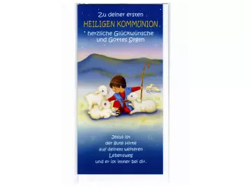 Kommunion Glückwunschkarte