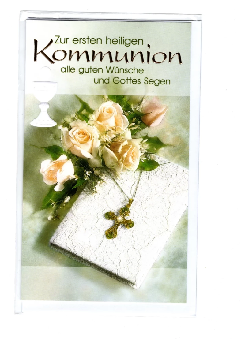 Kommunion Glückwunschkarte