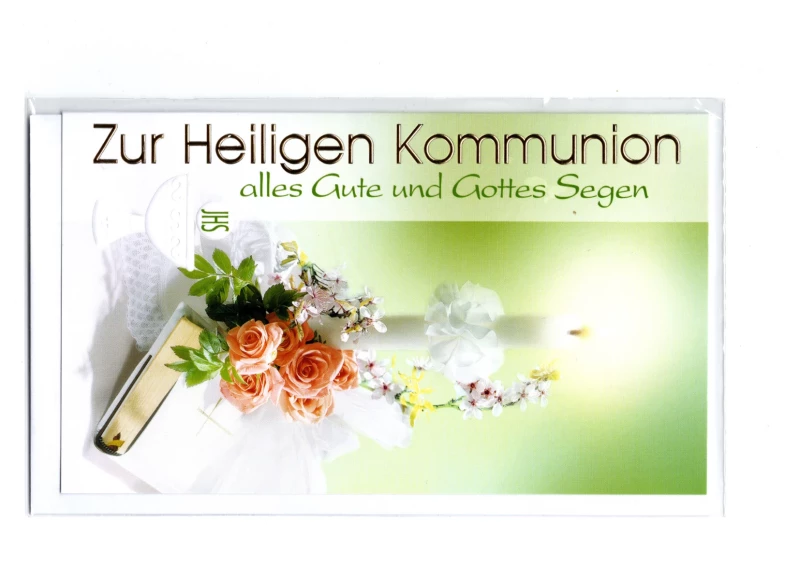 Kommunion Glückwunschkarte
