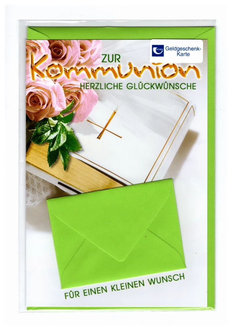 Kommunion Glückwunschkarte