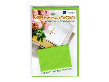 Kommunion Glückwunschkarte