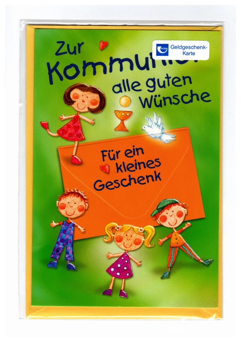 Kommunion Glückwunschkarte