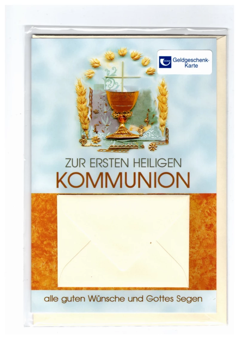 Kommunion Glückwunschkarte
