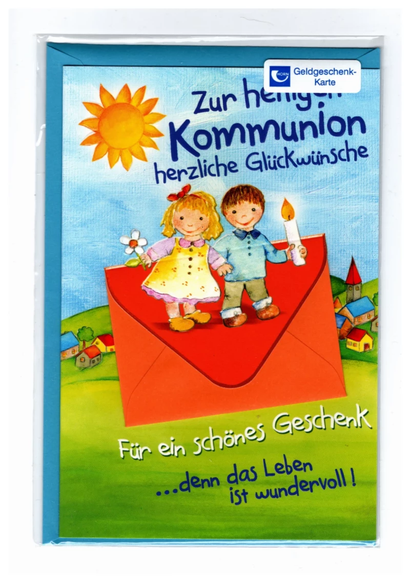 Kommunion Glückwunschkarte