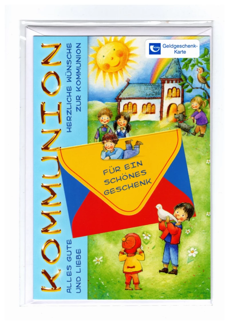 Kommunion Glückwunschkarte