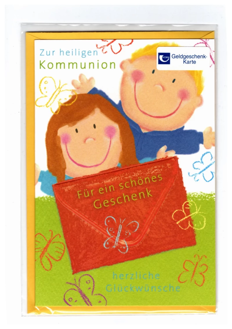 Kommunion Glückwunschkarte