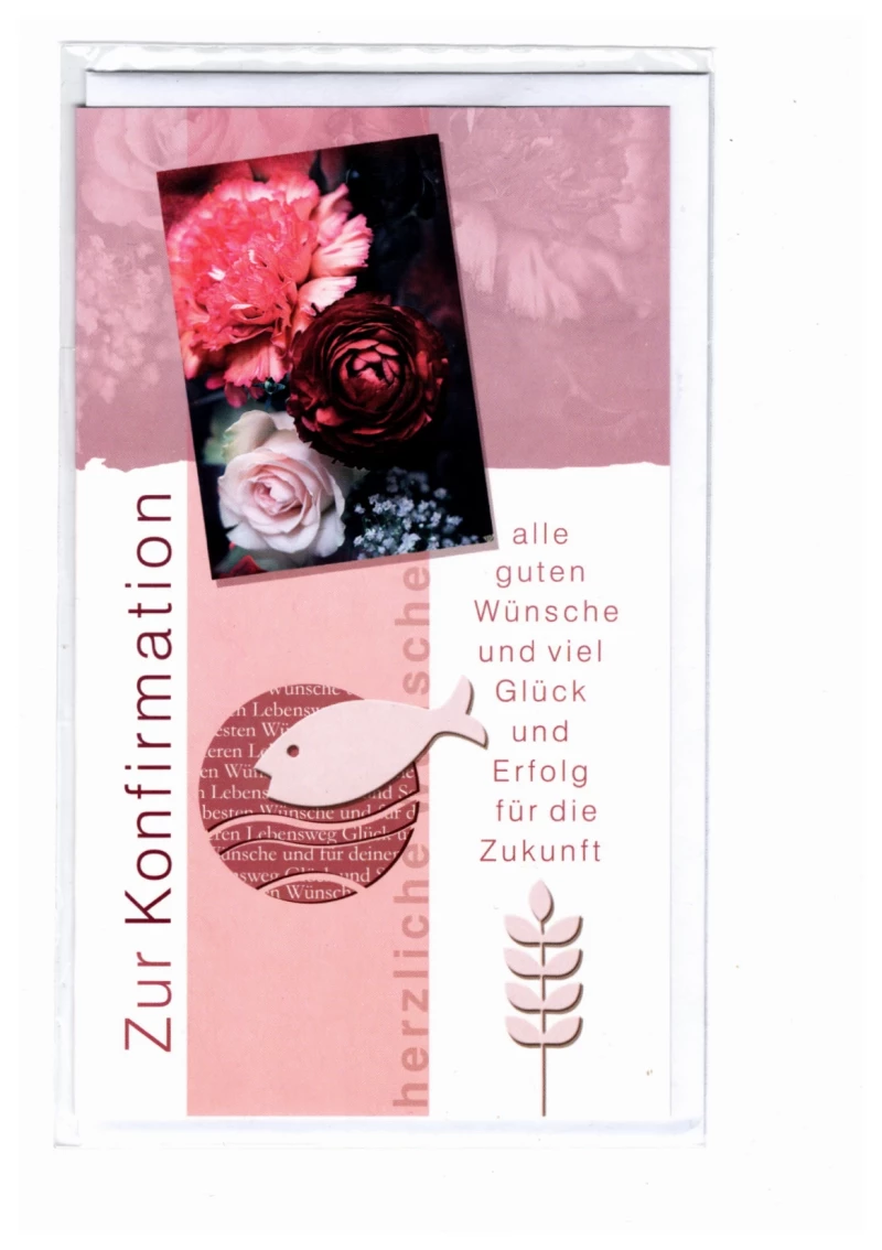 Konfirmation Glückwunschkarte