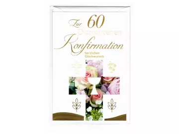 Diamantene Konfirmation Glückwunschkarte