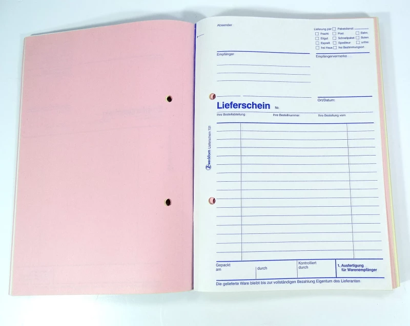 Lieferscheinbuch A5 3x50Blatt