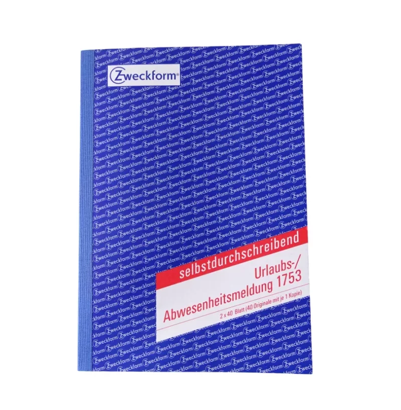 Urlaubs und Abwesenheitsmeldung 1753