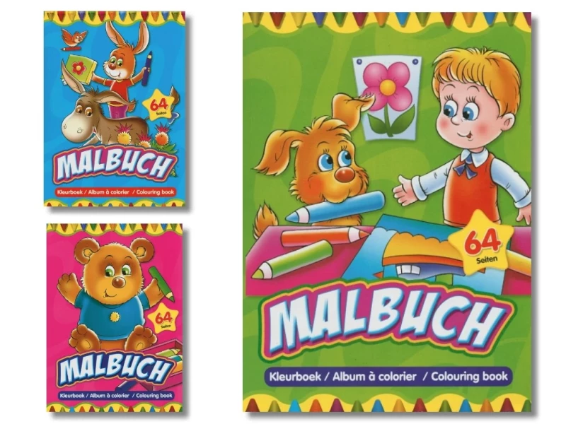 Malbuch A4 64 Seiten