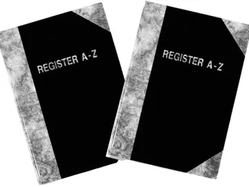 Registerbuch A5 Harteinband