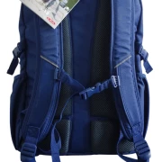 Rucksack Schulrucksack BE-BAG KARO-BLAU