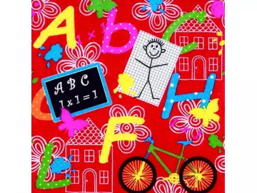 Servietten 20er SCHULANFANG rot