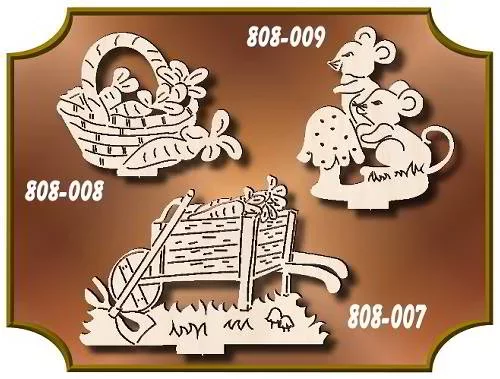 Steckfiguren für Zwergen-Serie