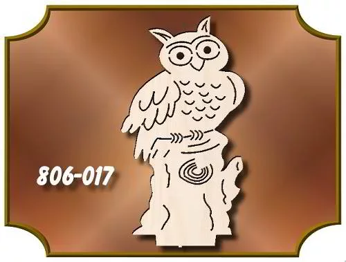 Steckfigur EULE zu Sommerbaum Aufsteller