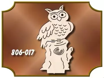 Steckfigur EULE zu Sommerbaum Aufsteller