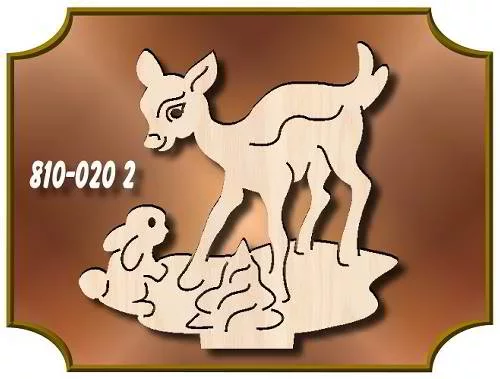 Steckfigur REH und HASE zu Sommerbaum Aufsteller