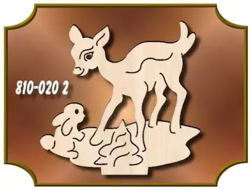 Steckfigur REH und HASE zu Sommerbaum Aufsteller