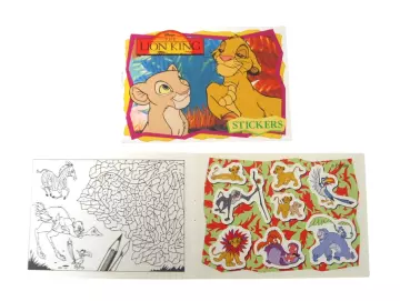 Stickers- und Malbüchlein LION KING