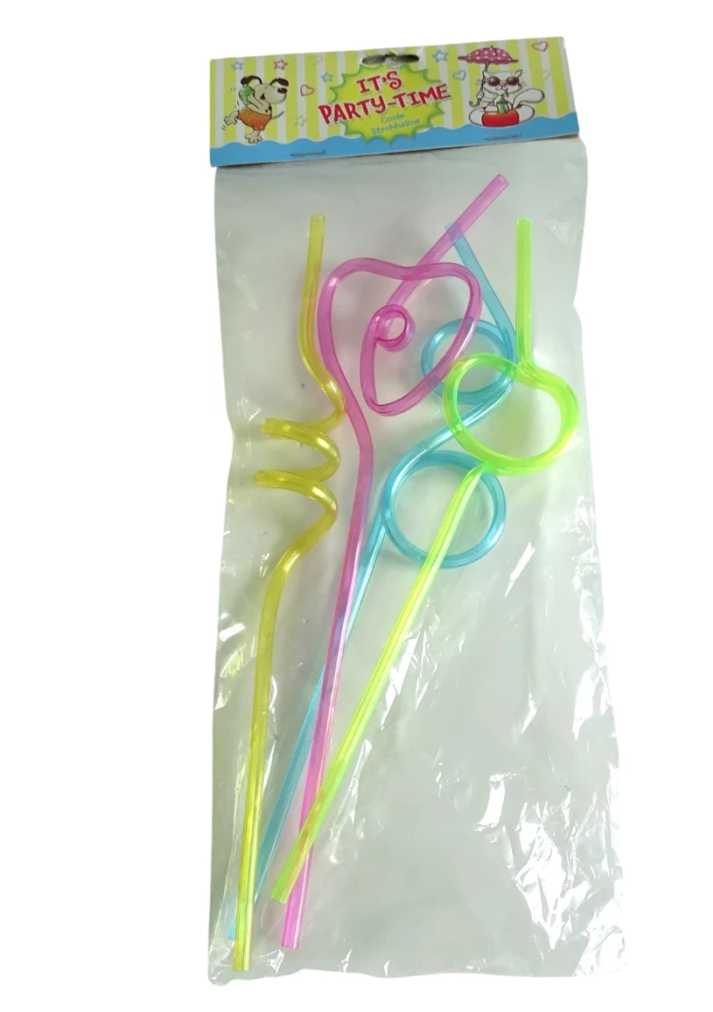 Trendige Strohhalme 4er-Set wiederverwendbar