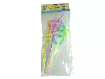 Trendige Strohhalme 4er-Set wiederverwendbar