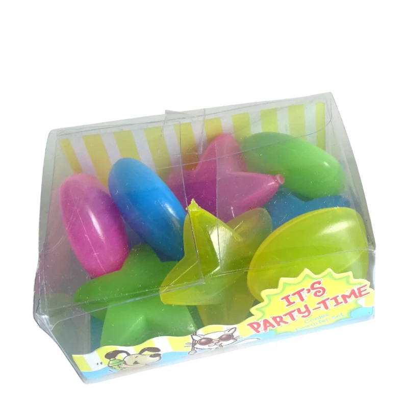 Trendige Eiswürfel in Stern- und Herzform