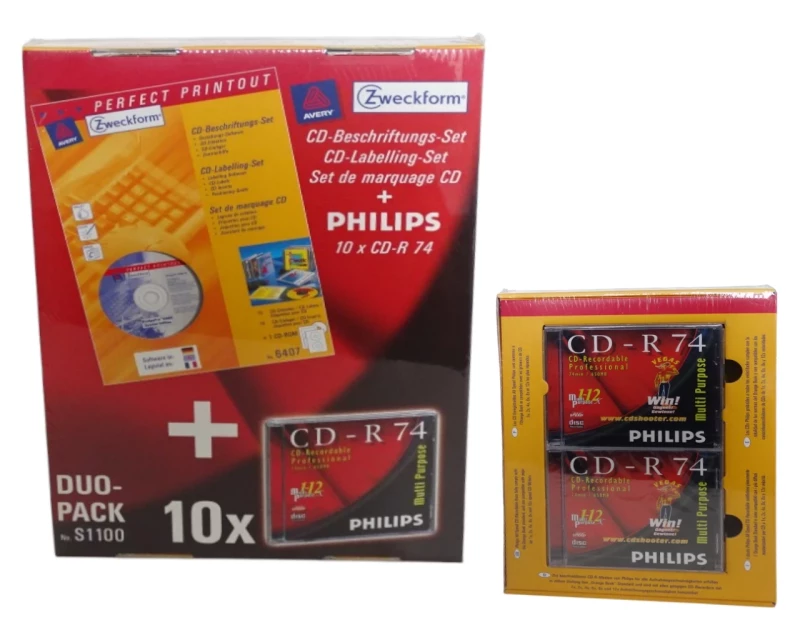 CD-Beschriftungsset mit 10 CD-R