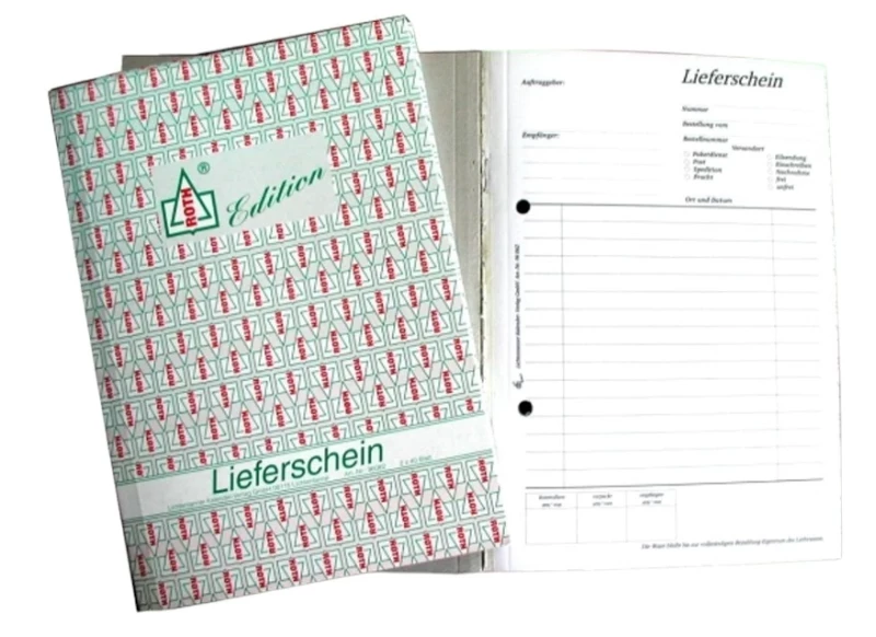 Lieferscheinbuch A5 2x40Blatt selbstdurchschreibend