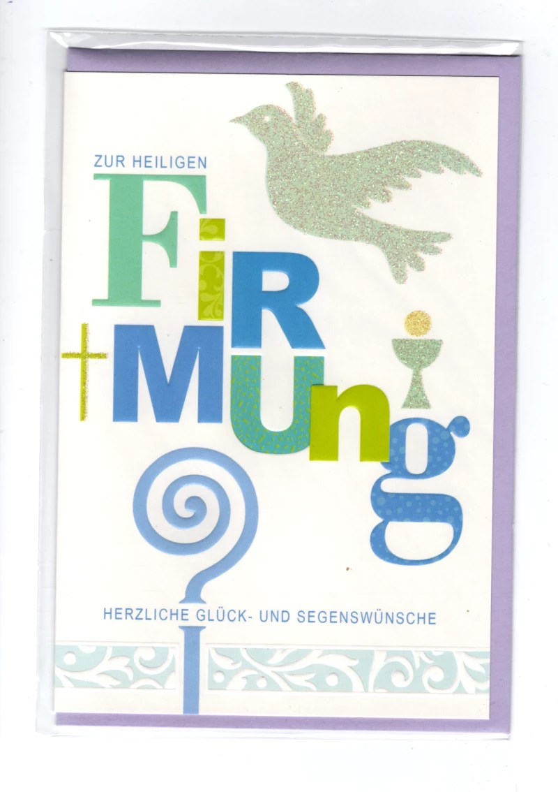 Zur Firmung Glückwunschkarte